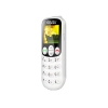 Телефон Ginzzu R32D 2SIM/FM/кнопка SOS/крупные кнопки/фонарик/Белый