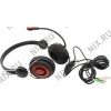 Наушники с микрофоном SVEN GD-330MV <Black-Red> (шнур 2.4м,  с  регулятором  громкости)