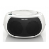 Аудиомагнитола Philips AZ-380W/12 белый/черный 2Вт/CD/CDRW/MP3/FM(an)/USB (AZ380W/12)