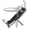 Нож перочинный Victorinox RangerGrip 61 (0.9553.MC4) 130мм 11функций зеленый/черный карт.коробка