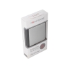 Внешний аккумулятор POWEROCKS Power Bank 12000mAh, USB 2.1A, серебро