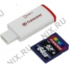 Transcend <TS64GSDXC10-P2> SDXC Memory Card 64Gb Class10 + USB  SDXC/MMC Reader