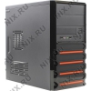 Minitower Exegate <BA-107> Black  microATX  400W  (24+4пин)
