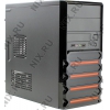 Minitower Exegate <BA-107> Black  microATX без БП