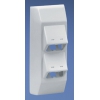 Накладная розетка Panduit (T45HDBAW) для 4-х модулей Mini-Com