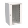 Шкаф настенный Conteg SOHO 10" REH-09-30/26 9U 300x260мм пер.дв.стекл несъемные бок.пан. 20кг серый