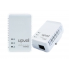 Комплект PowerLine адаптеров UPVEL UA-251PK HomePlug AV 500 Мбит/с  с поддержкой IP-TV, 1 LAN порт