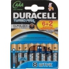 Батарея Duracell Turbo MAX LR03-8BL (промо 6+2) AAA (8шт. уп) (мин.кол.10)