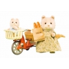 Игровой набор Sylvanian Families "Велосипедная прогулка" пластмасса/ПВХ/текстиль (от 4 лет) (2236)