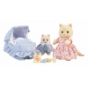 Игровой набор Sylvanian Families "Мама с малышом и колыбелькой" текстиль/ПВХ/пластмасса (от 4 лет) (2234)