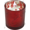 ЭРА Fashion <G16-NY-RED> Светодиодная свеча  в стакане
