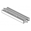 Панель кабельная Conteg DP-VP-K05-H разводная 4x6см двустор. 19" 1U чёрный RAL9005