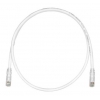Кабель Патч-корд Panduit UTPSP1MY вилка RJ-45-вилка RJ-45 кат.6 1м белый ПВХ
