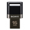Флеш Диск Sony 16Gb microUSB SA USM16SA1B USB2.0 черный