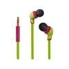Наушники Defender Juicy MPH-812 вишневый&зеленый кабель 1.2м (63812)