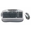 A4-Tech Wireless Keyboard+Optical Mouse <KBS-2350ZRP(USB)>(Кл-ра М/Мед,Ergo,USB,RF+Мышь USB,5кн,Roll,Optical,RF)