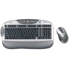A4-Tech Wireless Keyboard+Optical Mouse <KBS-2350ZRP(PS2)>(Кл-ра М/Мед,Ergo,PS/2,RF+Мышь PS/2,5кн,Roll,Optical,RF)