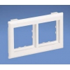 Лицевая панель Panduit (T70BL2AW) T70 2 вст. 45х45 бел.
