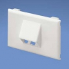 Лицевая панель Panduit (T70FH2AW) T70 2 мод. гориз. бел.