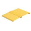 Крышка короба Panduit (FRHC12YL2) FiberRunner 12" поворотная цвет жёлтый 2 м