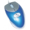 A4-Tech Mini Crystal Optical Mouse  <MOP-18-Blue(2)> (RTL) 3but+Roll USB&PS/2 уменьшенная