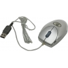 A4Tech Mini Crystal Optical Mouse  <MOP-18-White Ice(6)> (RTL) 3but+Roll  USB&PS/2 уменьшенная