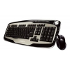 Клавиатура +Mouse RUS WRL Black KM7600-RU GigaByte