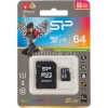 Флеш карта microSDXC 64Gb Class10 Silicon Power SP064GBSTXBU1V10-SP + adapter