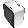 Корпус Aerocool DS Cube Black/White (чёрно-белый) , mATX, без БП, 2x USB3.0 + 2x USB2.0, бесшумный, сталь 0.8мм, вент-ры: 1х 20см и 1х12см. (4713105952360)