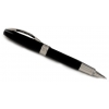 Ручка роллер Visconti Michelangelo True Black корпус черный отделка покр платина (VS-295-00) (29500)