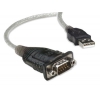 Кабель-адаптер USB AM <-> COM DB9M(RS232) Orient USS-111N18, chipset Prolific PL2303TA, поддержка Win 8/8.1, 1.8м, крепление гайки, ret (29828)
