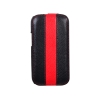 Чехол - книжка iBox Premium для Samsung i9300 Galaxy S3 (Black-Red) черный с красной полосой