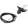 Greenconnection <GC-HM019-1.8m-(L)> Кабель HDMI to HDMI (19M -19M) 1.8м ver1.4 (повор.на 180  градусов разъёмы)