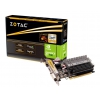 Видеокарта 1Gb <PCI-E> Zotac GT730 LP c CUDA <GFGT730, GDDR3, 64 bit, HDCP, 2*DVI, HDMI, Retail> (ZT-71106-10L)