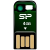 Внешний накопитель 4GB USB Drive <USB 2.0> Silicon Power Touch T02 Green (SP004GBUF2T02V1N)