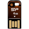 Внешний накопитель 4GB USB Drive <USB 2.0> Silicon Power Touch T02 Orange (SP004GBUF2T02V1O)