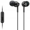 Гарнитура SONY MDR-EX110APB вкладыши, цвет черный (MDREX110APB.CE7)