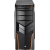 Корпус Aerocool [PGS-V] V2X чёрно-оранжевый , ATX, без БП, 1х USB 3.0 + 2х USB 2.0. 1х 92мм вентилятор, петля для замка. (4713105952674)