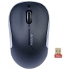 Мышь A4-Tech G9-330H-2 (Black+silver) б/провод, чёрно-серая,size M,Holeless, 16in1,  800-2000dpi (soft), 4 кн (двойной клик),4D колесо,Nano 15м 2.4Ghz