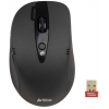 Мышь A4-Tech G10-660FL USB (BLACK) черная, 7 кн, размер L, V-Track, 400-2000 dpi/5 mold, 125/250/500Hz, 15-20(m), 1*AA