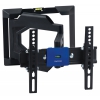 Кронштейн Kromax LEDAS-70 black, для LED/LCD ТV 15"-40",  35 кг, настенный, 4 ст свободы, наклон ±12°, поворот 160°, от стены 70-385 мм,  VESA 200x200 (20183)