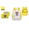 Фотоаппарат Nikon Coolpix S32 Yellow <13.2Mp, 3x zoom, 2.7", SDXC, Влагозащитная, Ударопрочная> + РЮКЗАК (водонепроницаемый 10 метров) (VNA583K001)