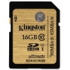 Карта памяти SDHC 16Gb Kingston Class10 (SDA10/16GB)