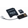 Карта памяти MicroSDHC 32GB Kingston Class10 + адаптер, ридер (MBLY10G2/32GB)