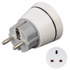 Адаптер-переходник Hama Plug (1 розетка) белый (00121991)
