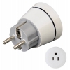 Адаптер-переходник Hama Plug (1 розетка) белый (00121990)