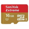 Флеш карта microSDHC 16Gb Class10 Sandisk SDSDQXN-016G-G46A Extreme + adapter