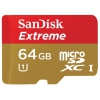 Флеш карта microSDXC 64Gb Class10 Sandisk SDSDQXN-064G-G46A + adapter