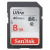 Флеш карта microSDXC 128Gb Class10 Sandisk SDSDQUIN-128G-G4 Ultra + SD Adapter 48MB/s