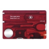 Швейцарская карта Victorinox SwissCard Lite (0.7300.TB1) красный полупрозрачный блистер